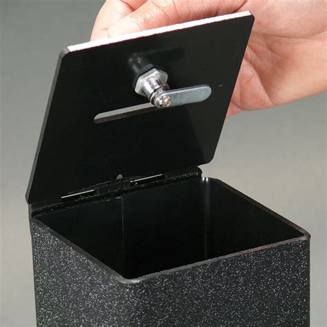 metal tip box|tip box size.